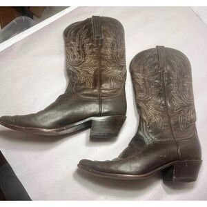 Brown Heeled Cowboy Boots